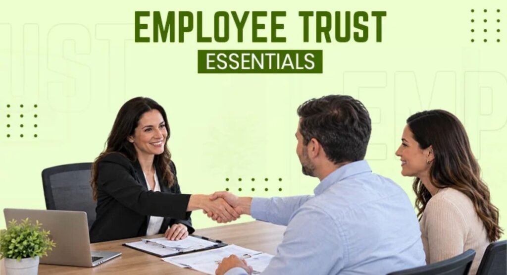 Employee benefit trust structure connecting employers, trustees and employees